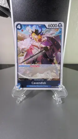 Cavendish (045) OP10-045 Royal Blood Foil One Piece Tgc / W Bonus Cards - Image 2