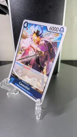 Cavendish (045) OP10-045 Royal Blood Foil One Piece Tgc / W Bonus Cards - Image 3