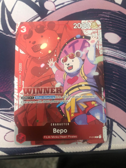 Bepo (Winner Pack Vol. 7) P-019 One Piece Promotion Cards Foil - Image 1