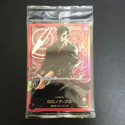 New Roronoa Zoro L OP01-001 Gold Text LECAFIG PAR ONE PIECE Card Japanese - Image 1