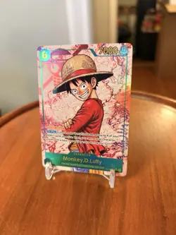 Monkey D. Luffy OP13-118 SEC Alt Art One Piece Carrying On His Will English Foil - Image 3