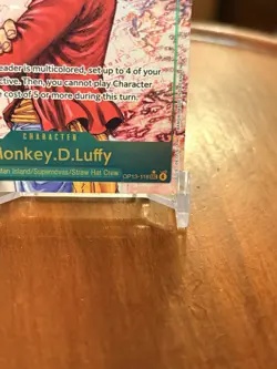 Monkey D. Luffy OP13-118 SEC Alt Art One Piece Carrying On His Will English Foil - Image 4