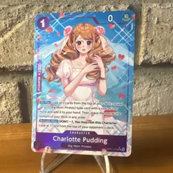 Bandai One Piece CCG Charlotte Pudding Alt Art Foil Super Rare OP11-070 - Image 1