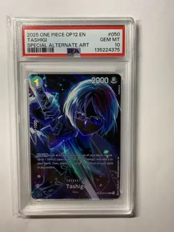 One Piece OP-12 Tashigi Special Alt Art Holo PSA 10 Gem Mint TCG - Image 1