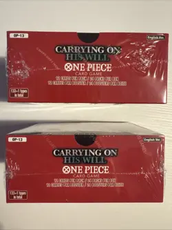 One Piece Carrying On His Will OP-13 English Booster Box Factory Sealed - Bandai - Image 2