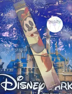 Disney Lorcana Parks Exclusive Mickey & Minnie Foil Playmat Sealed - Image 1