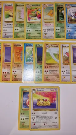 Pokemon TCG Base Set Jungle Card Bundle Mixed Conditions Incomplete (28 Cards)#2 - Image 3