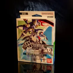 SEALED ENGLISH GUNDAM CARD GAME ST02 WINGS OF ADVANCE Starter Deck Set Box - Image 1