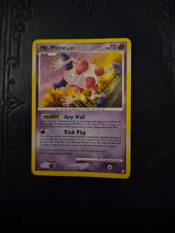 Pokemon Card Mr Mime 30/123 D&P Mysterious Treasures Non-Holo Rare - Image 1