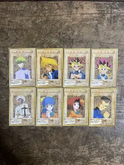 Yugioh BandaiJapanese 1998-1999 character card 8 complete - Image 1