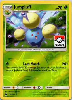 Jumpluff - 14/214 (Pokemon League) 014/214 Promo League & Championship Cards NM - Image 1