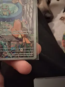 Pokemon TCG Squirtle Stellar Crown Illustration Card 148/142 Near Mint Condition - Image 3