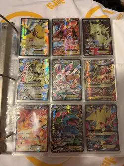 Pokemon binder of old cards most in okay condition - Image 1