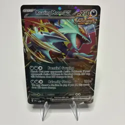 Roaring Moon ex 067 Sv: Scarlet & Violet Promo Card Holo Pokemon TCG Black Star - Image 1