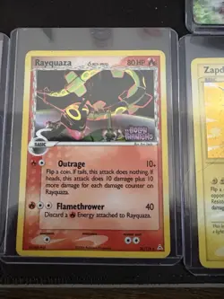 Pokemon TCG Espeon Mewtwo #12 + Rayquaza #26 + Zapdos #150 + 2 Legend cards - Image 2