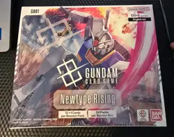 Newtype Rising Booster Box GD01** Gundam Card Game New Sealed - Image 1