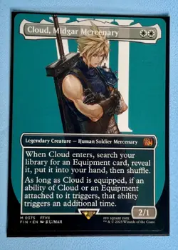 MTG - Cloud, Midgar Mercenary - FIN 0375 Final Fantasy - Mythic - Non Foil - Image 1