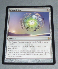 Caged Sun New Phyrexia Magic the Gathering MTG - Image 1