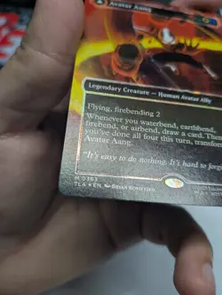 Avatar Aang (Raised Foil) Avatar: The Last Airbender Foil - Image 4