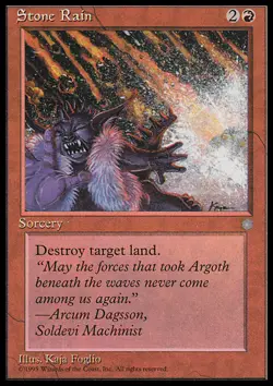 Magic the Gathering MTG Stone Rain (217) Ice Age NM - Image 1