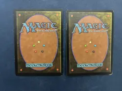 MTG 2X JAPANESE PORTAL SECOND AGE GOBLIN GENERAL PLAYED RARE CREATURE RED - Image 4