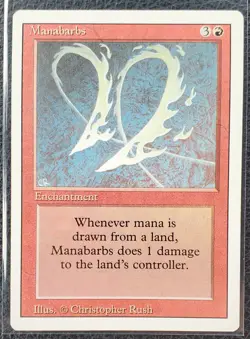 MTG Magic The Gathering- Manabarbs Revised Edition Regular - Image 1