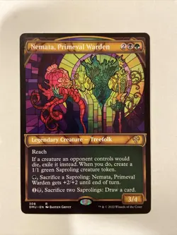x1 Nemata, Primeval Warden - Showcase R MTG Dominaria United NM/M English 308 - Image 1
