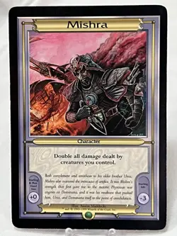 Mishra (Oversize) - Vanguard ~DMG~ Magic The Gathering MTG Bent Corner - Image 1
