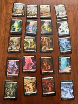 Bloomburrow 4 Seasons Full Art Land Set Magic the Gathering MTG - Image 1