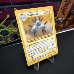 *SPANISH* Base Set Magneton HOLO 9/102. 1999 WOTC Unlimited Vintage Rare - Image 2