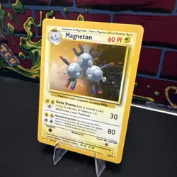 *SPANISH* Base Set Magneton HOLO 9/102. 1999 WOTC Unlimited Vintage Rare - Image 3