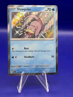 Pokemon TCG Slowpoke 116/091 SV Paldean Fates Shiny Rare NM/M - Image 1