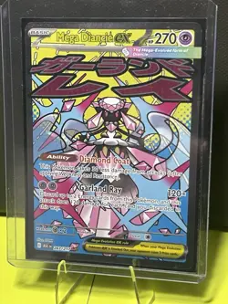 Mega Diancie ex 267/217 Ascended Heroes Mega Attack Rare Pokemon TCG NEW 2026 - Image 1