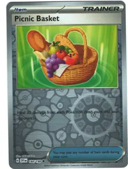 Picnic Basket 184/198 Scarlet & Violet Reverse Holo Uncommon Pokemon TCG - Image 1