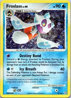 Froslass 3/146 Legends Awakened Holo LP/NM Pokemon TCG - Image 1
