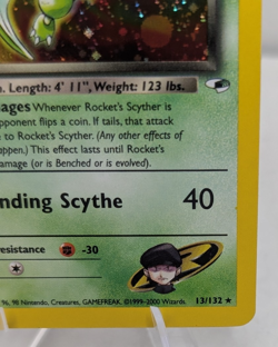 Pokemon TCG - Rocket’s Scyther - Gym Heroes 13/132 - Holo - LP - Image 4