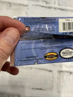 Vintage 1999 Pokemon TCG Base Set 2 Raichu Empty Booster Pack Wrapper - Image 5