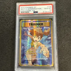 Pokemon Evolutions Misty's Determination 108 PSA 10 - Image 1