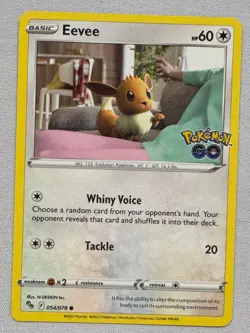 Eevee 054/078 Common Pokemon GO Pokemon Near Mint - Image 1