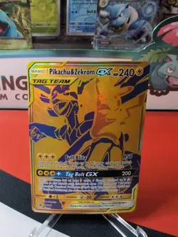 Pikachu & Zekrom GX SM248 Black Star Promo Pokemon NM - Image 1