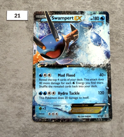 Swampert EX XY55 XY Holo 2015 Pokemon - Image 1