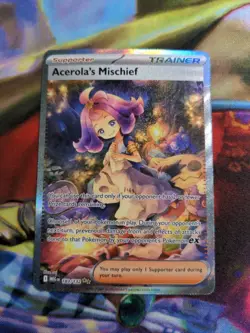 Pokemon Mega Evolution Acerola's Mischief Special Illustration Rare 183/132 SIR - Image 1