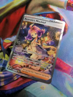 Pokemon Mega Evolution Acerola's Mischief Special Illustration Rare 183/132 SIR - Image 3