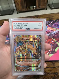 Pokemon TCG M Charizard EX 13/108 XY EVO PSA 9 Mint XY Evolutions - Image 1