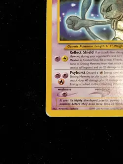 Carta Pokemon Shining Mewtwo 109/105 Set Neo Destiny ENG PL - Image 5