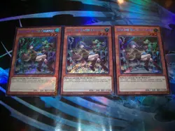 3x Eria the Water Charmer 1st Edition Secret Rare CH02-EN001 Yu-Gi-Oh! - Image 1