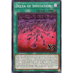 3X Delta Of Invitation SUDA-EN066 Common Supreme Darkness NM 1st Ed YUGIOH - Image 1