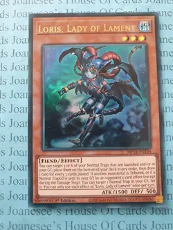MP24-EN164 Loris, Lady of Lament Ultra Rare Yu-Gi-Oh Card 1st Edition NM/LP - Image 1