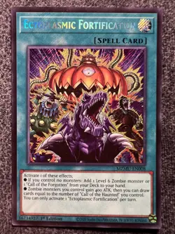 Yugioh Ectoplasmic Fortification MZMU-EN008 Secret Rare 1st Edition NM - Image 1