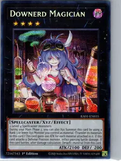 Downerd Magician (Secret Rare) - RA01-EN035 - Secret Rare - Yugioh - NM - Image 1